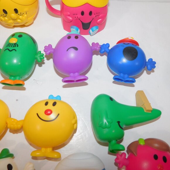 Lot 15 McDonalds Mr. Men & Little Miss Toy Figures and Cups R. Hargreaves - Picture 6 of 8